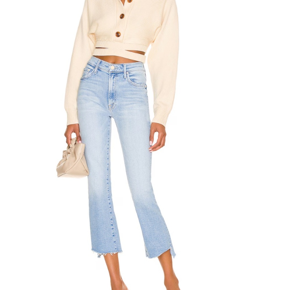 🩵Mother The Insider Crop Step Fray in Limited Edition. size 25. new without tags